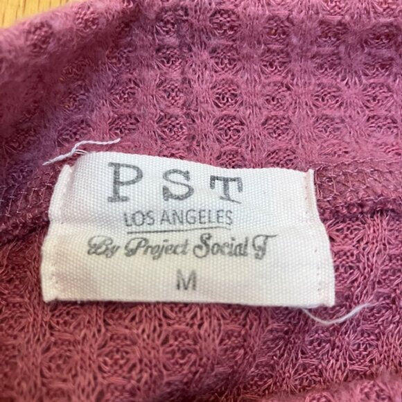 Project Social T dusty rose crop mock turtleneck size M - Picture 4 of 7